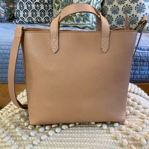 MADEWELL Transport Leather Tote Small Crossbody